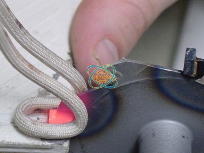 U shape induction coil for焊接 saw teeth