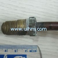 induction brazing copper scew