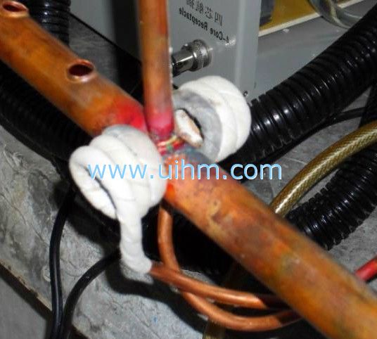 ear shape induction coil for brass solder ear shape induction coil for brass solder