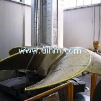 induction surface heating for turbing