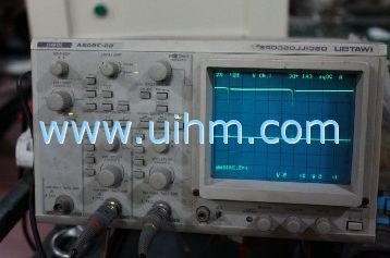 示波器检测高频机波形