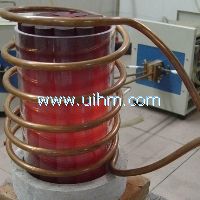induction forging steel rod (steel bars) by UM-250AB-MF