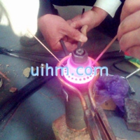 紫铜感应钎焊,电机短路环焊接