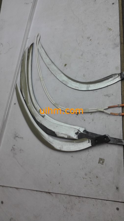 induction hardening knife edge (2) induction hardening knife edge (sickle blade)