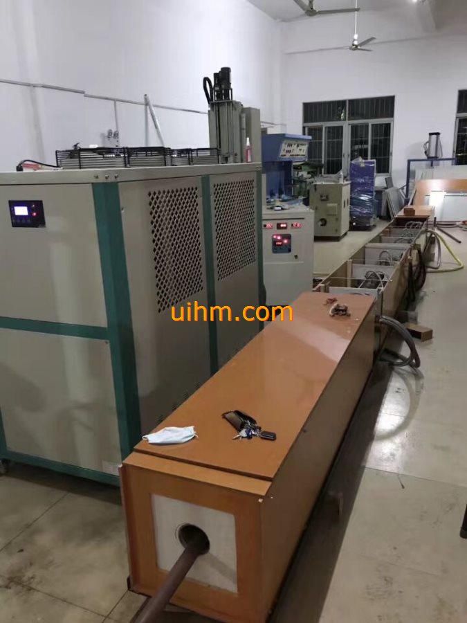 induction tempering long steel rod with customized series connection induction coil_2 induction tempering long steel rod with customized series connection induction coil_2