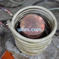 induction forging copper rods by MF machines (10)