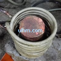 induction forging copper rods by MF machines (9)