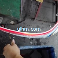 induction hardening knife edge (sickle blade)