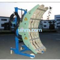 induction preheating by full air cooled flexible induction coil
