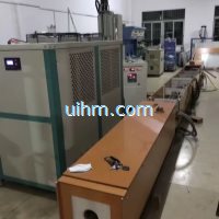 induction tempering long steel rod with customized series connection induction coil_2
