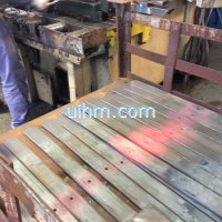 induction tempering spring leaf of automobile