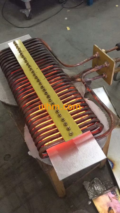 induction steel plates by RF induction heater induction steel plates by RF induction heater