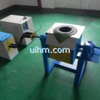 MF induction tilting melting machine