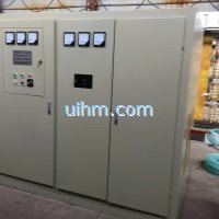 UM-SCR1000KW-MF induction power supply with 1000kg tilting furnace (2)