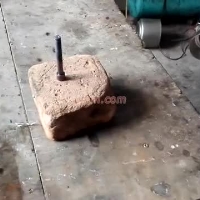 induction heating HSS billet by handheld induction coil (6)