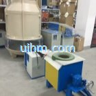 tilting induction melting machine by hand type